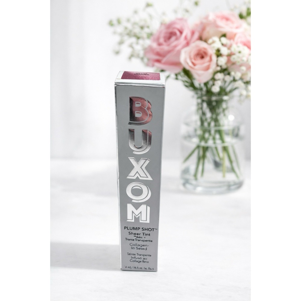 Buxom Plump Shot Collagen-Infused Lip Serum Plum Power NIB 0.14 oz / 4 ml